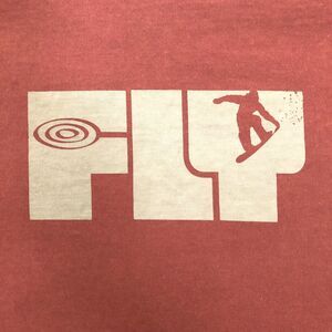 Life Is Good Mens T Shirt Good Vibes Fly Snowboarding Burnt Orange XL
